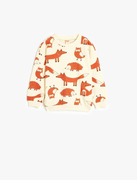 Resim Koton Erkek Bebek Sweat 5SMB10129TK