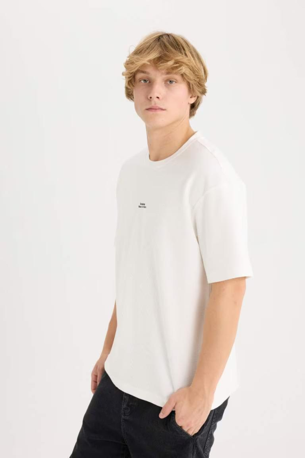 Resim Defacto Erkek  T-shirt D6946AXER105