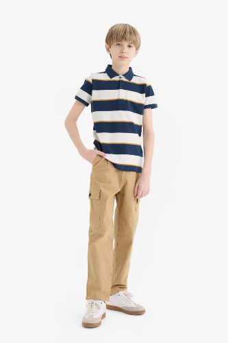 Resim Defacto Erkek Çocuk Kısa Kol T-shirt D7826A8NV147