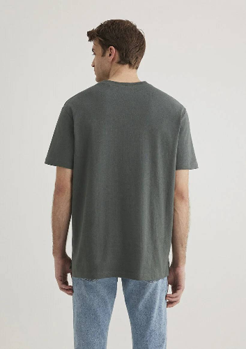 Resim Mavi Cepli Erkek T-Shirt M066248-71598
