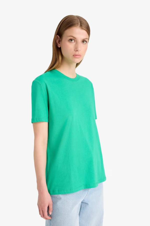 Resim Defacto Kadın Kısa Kol T-shirt W9584AZGN690