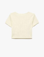 Resim Koton Kız Çocuk Kısa Kol T-shirt 5SKG10269AK