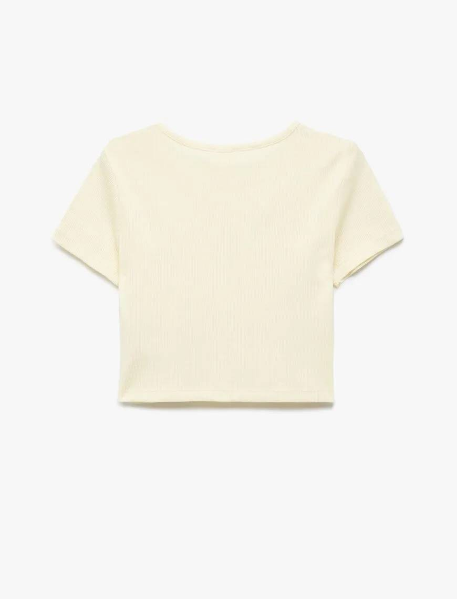 Resim Koton Kız Çocuk Kısa Kol T-shirt 5SKG10269AK