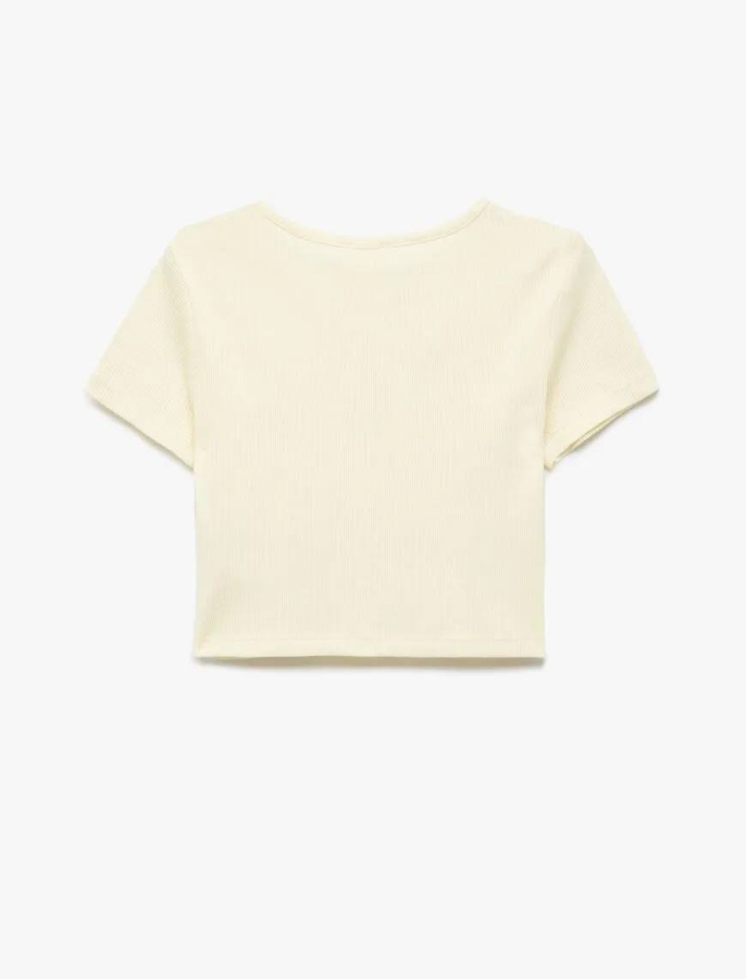 Resim Koton Kız Çocuk Kısa Kol T-shirt 5SKG10269AK