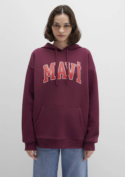 Resim Mavi Logo Kadın Sweat M1600361-90705