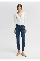Resim Mavi Kadın Ada Jean Pantolon M1020535596