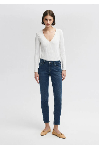Resim Mavi Kadın Ada Jean Pantolon M1020535596