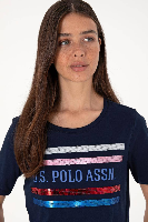 Resim U.S. Polo Assn Kadın T-Shirt 2104036 Sılot