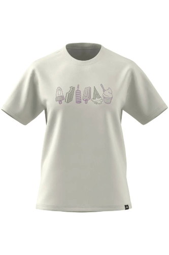 Resim Adidas W L Food Tee Ow Kadın T-shirt JN8271