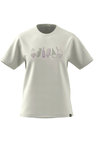 Resim Adidas W L Food Tee Ow Kadın T-shirt JN8271