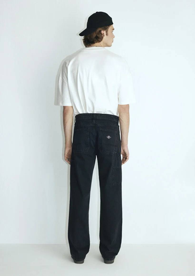 Resim Mavi Oxford Erkek Jean Pantolon M0010069-82793