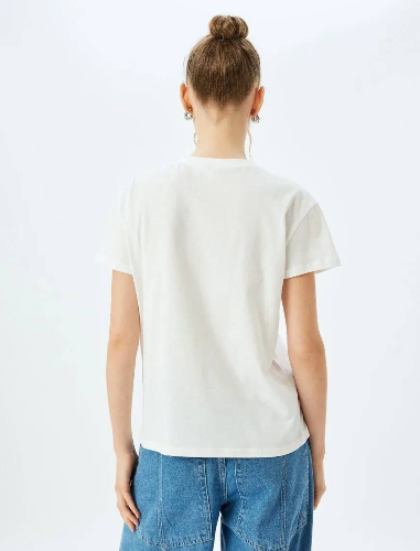 Resim Koton Kadın T-shirt 5SAL10071IK