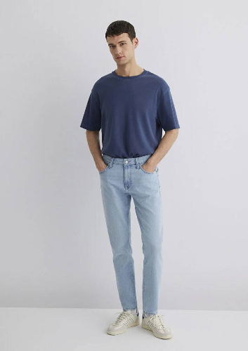 Resim Mavi Tapered Erkek  Jean Pantolon M0081089804