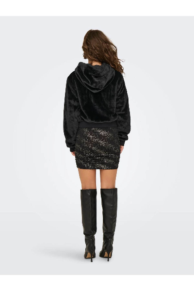 Resim Only Onlvenıce Faux Fur Hood Bomber Cc Otw Mont 15322127