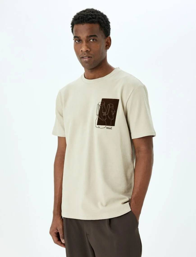 Resim Koton Erkek T-shirt 5SAM10095HK