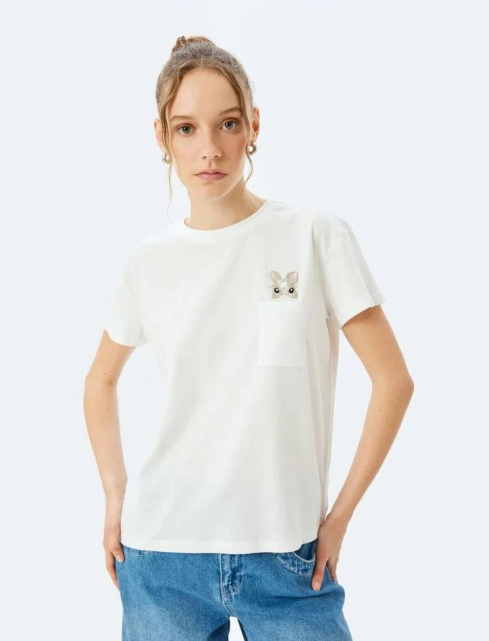 Resim Koton Kadın T-shirt 5SAL10071IK