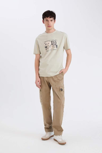 Resim Defacto Erkek T-shirt E0330AX/KH494