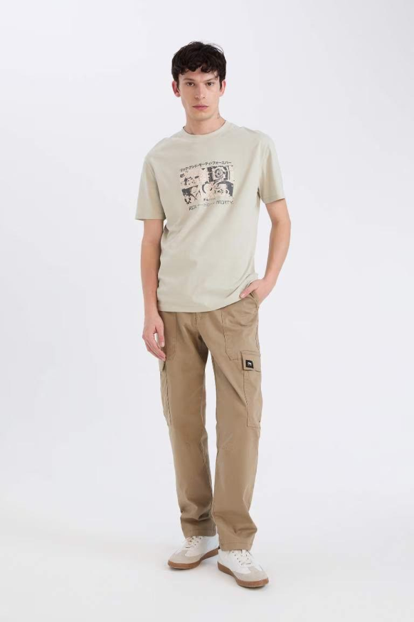 Resim Defacto Erkek T-shirt E0330AX/KH494