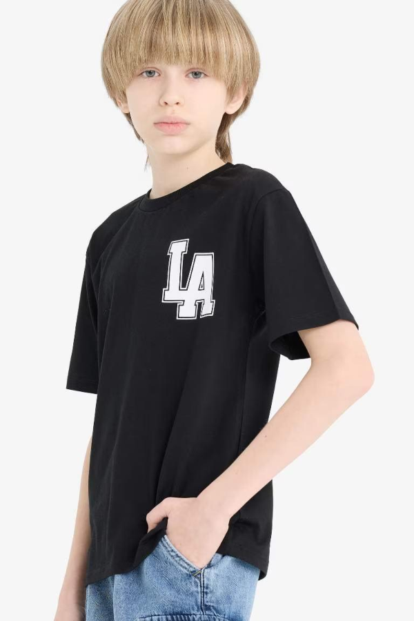 Resim Defacto Erkek Çocuk T-shirt F2573A8BK81