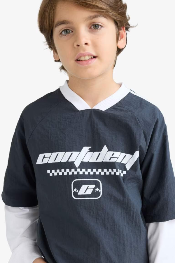 Resim Defacto Erkek Çocuk Uzun Kol T-shirt F1964A8/AR222