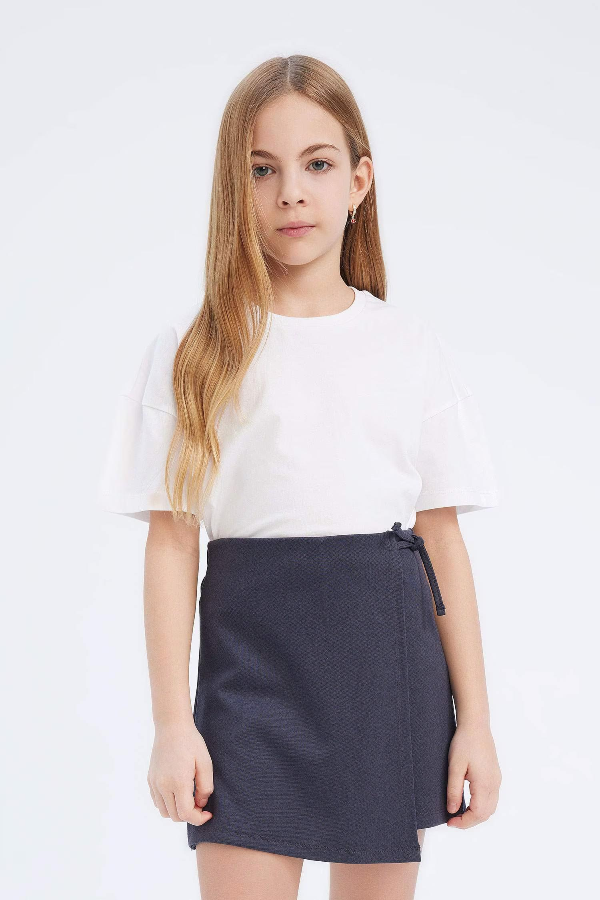 Resim Defacto Kız Çocuk Kısa Kol T-shirt Z5095A6WT34