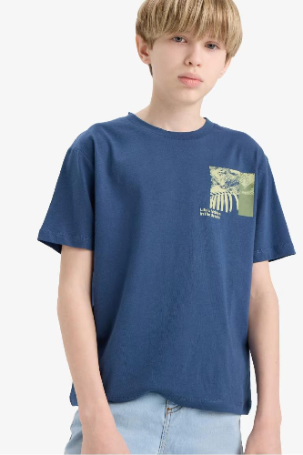 Resim Defacto Erkek Çocuk Kısa Kol T-shirt E4167A8/IN120