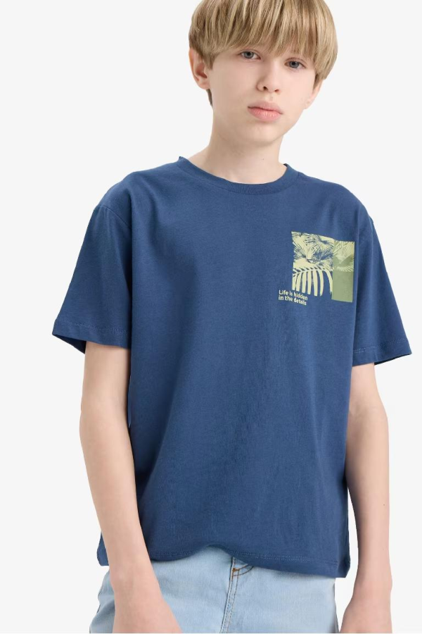 Resim Defacto Erkek Çocuk Kısa Kol T-shirt E4167A8/IN120
