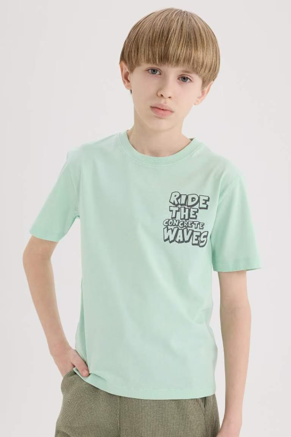 Resim Defacto Erkek Çocuk Kısa Kol T-shirt E0168A8/TR123