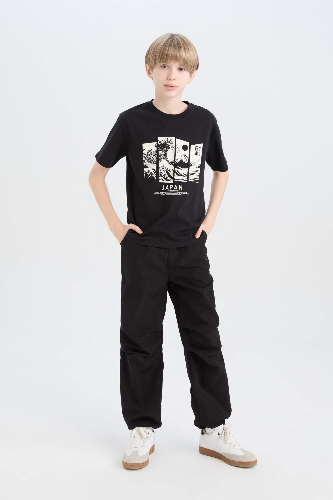 Resim Defacto Erkek Çocuk Kısa Kol T-shirt D9278A8BK81