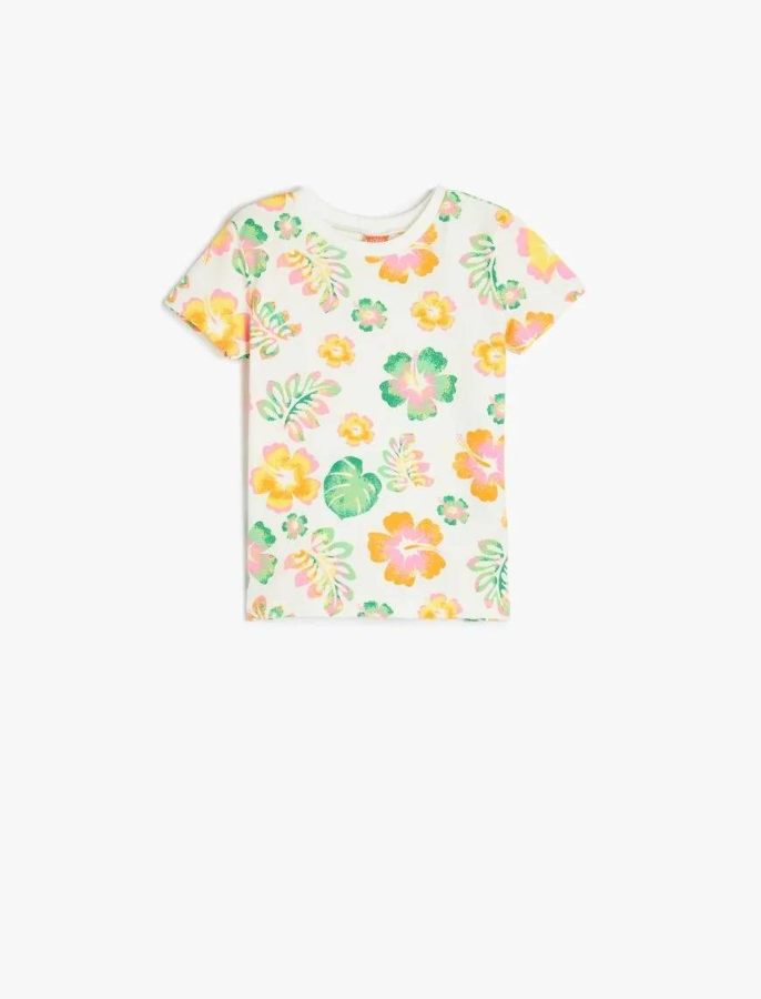 Resim Koton Kız Bebek Kısa Kol T-shirt 5SMG10068AK