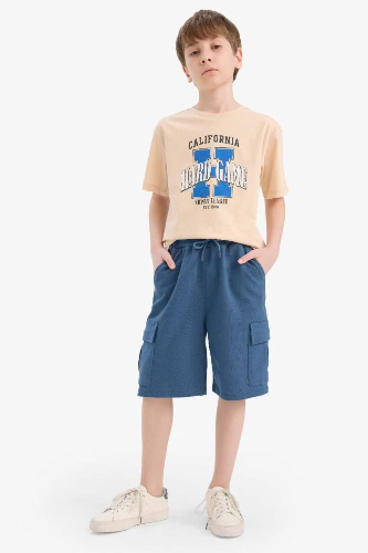 Resim Defacto Erkek Çocuk Kısa Kol T-shirt E6311A8BG375
