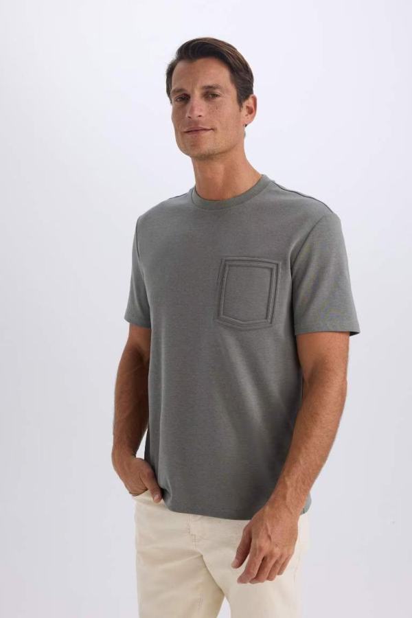 Resim Defacto Erkek  T-shirt D7228AXKH496