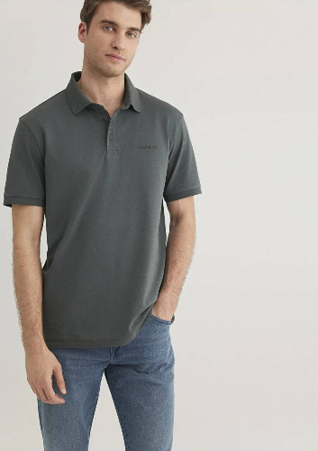 Resim Mavi Polo Erkek T-Shirt M0612520-71598