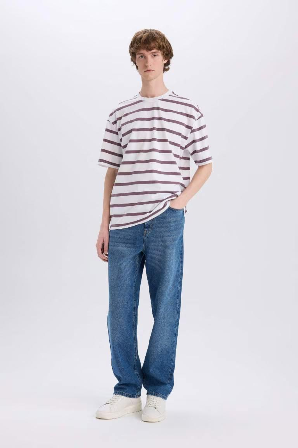 Resim Defacto Erkek  T-shirt E1160AXPR334