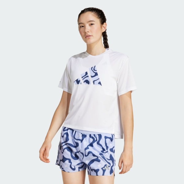 Resim Adidas Run It Bl Tee W Kadın T-shirt JD2349