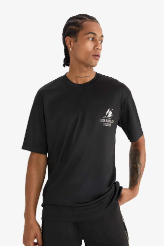 Resim Defacto Erkek  T-shirt E0348AXBK81