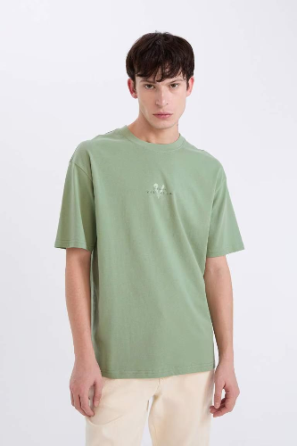 Resim Defacto Erkek  T-shirt D5461AXGN425