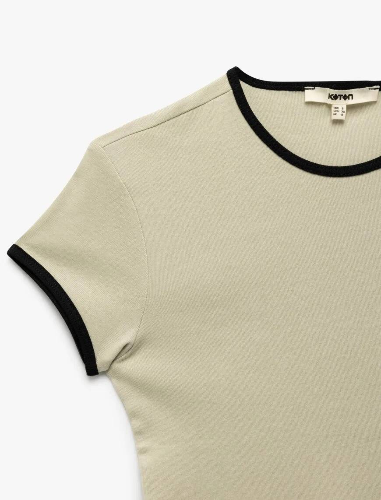 Resim Koton Kadın T-shirt 5SAK50041EK