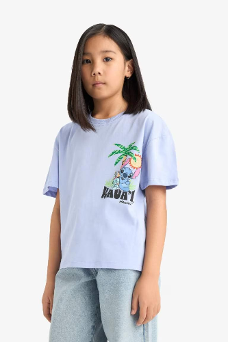 Resim Defacto Kız Çocuk T-shirt E6508A8/PR462