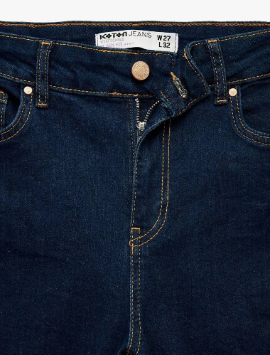 Resim Koton Kadın Jean Pantolon 6Wal40016Md