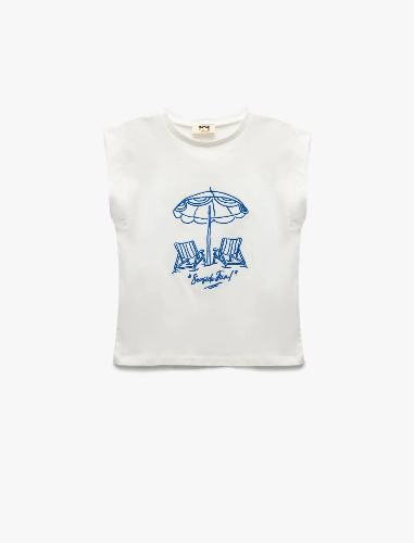 Resim Koton Kız Çocuk T-shirt 5SKG10163AK