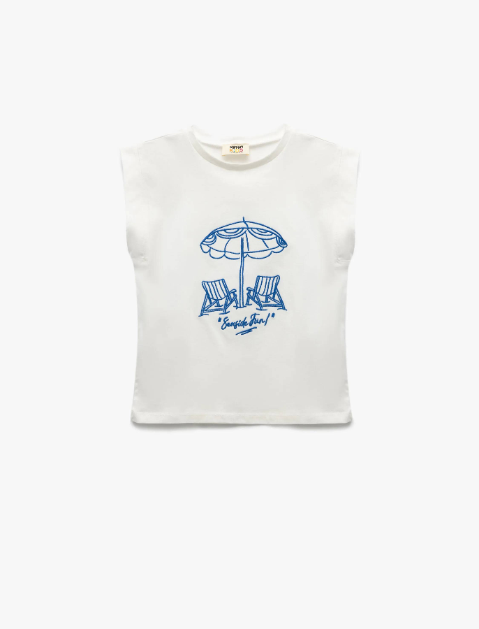 Resim Koton Kız Çocuk T-shirt 5SKG10163AK