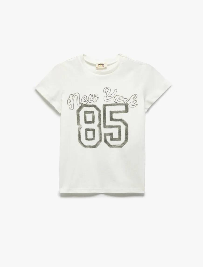 Resim Koton Kız Çocuk T-shirt 5SKG10253AK