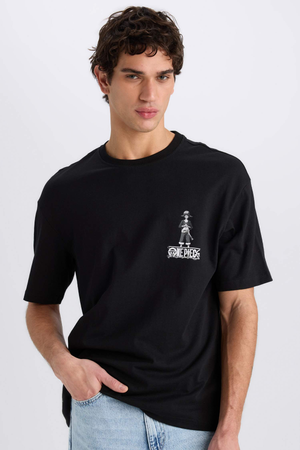 Resim Defacto Erkek  T-shirt D5459AXBK81