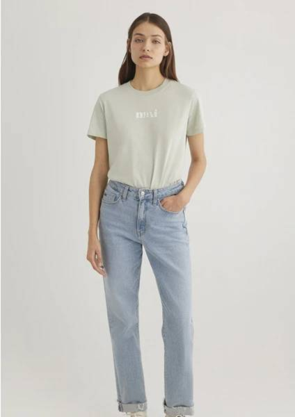 Resim Mavi Logo Kadın T-Shirt M1612241-70148