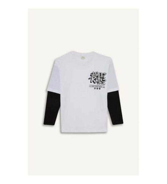 Resim Defacto Erkek Çocuk Uzun Kol Sweat E9588A8/WT79