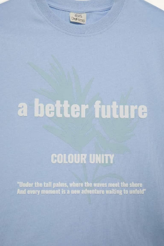 Resim Defacto Erkek Çocuk Kısa Kol T-shirt E3745A8BE745