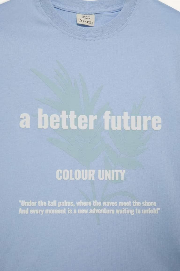 Resim Defacto Erkek Çocuk Kısa Kol T-shirt E3745A8BE745