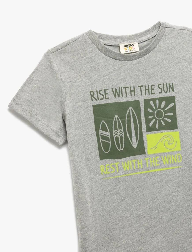 Resim Koton Erkek Çocuk T-shirt 5SKB10560TK