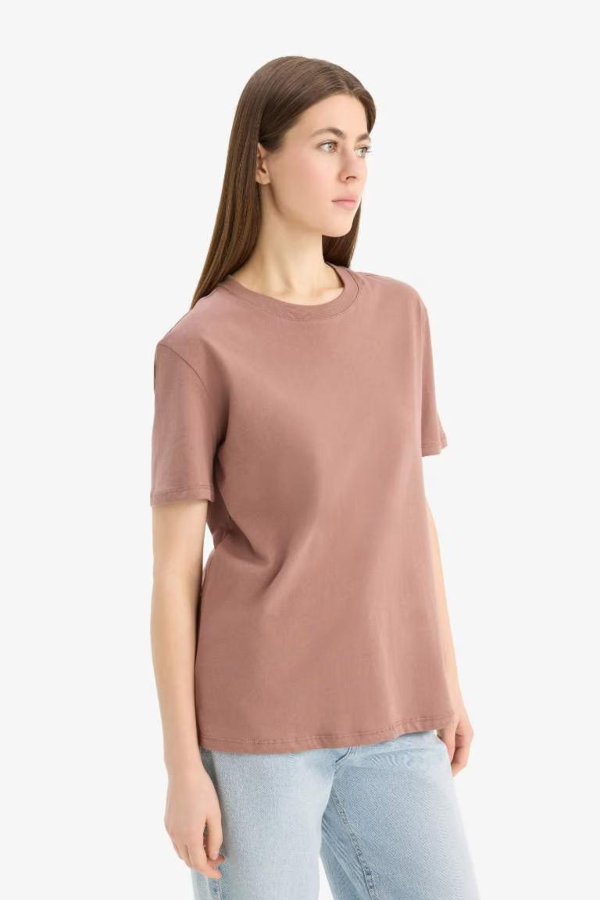 Resim Defacto Kadın Kısa Kol T-shirt W9584AZ/BN552